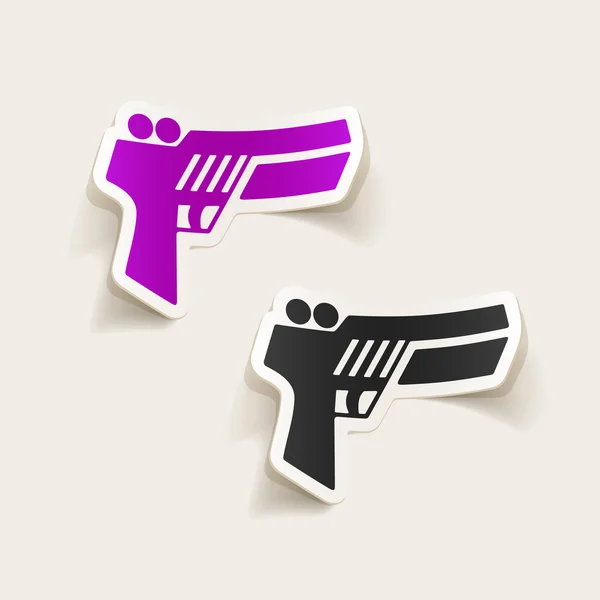 Pistola icono del juego — Archivo Imágenes Vectoriales