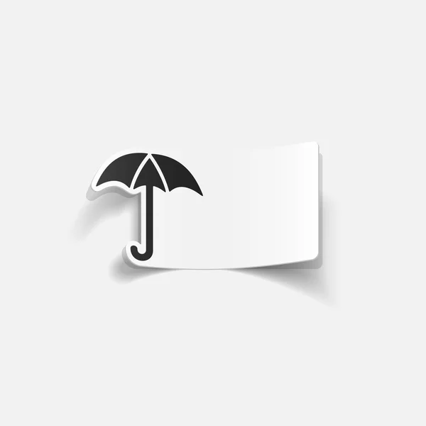 Icône parapluie — Image vectorielle