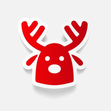 Noel geyiği simgesi