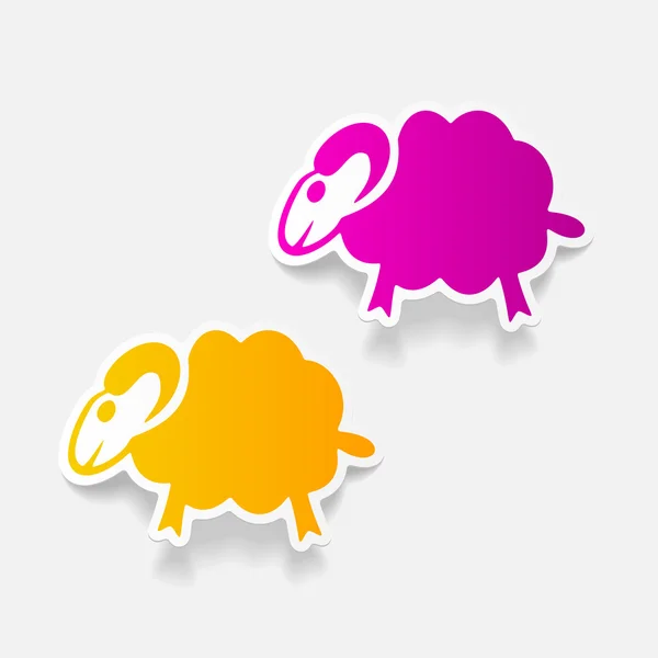 Sheep icon — Stock Vector
