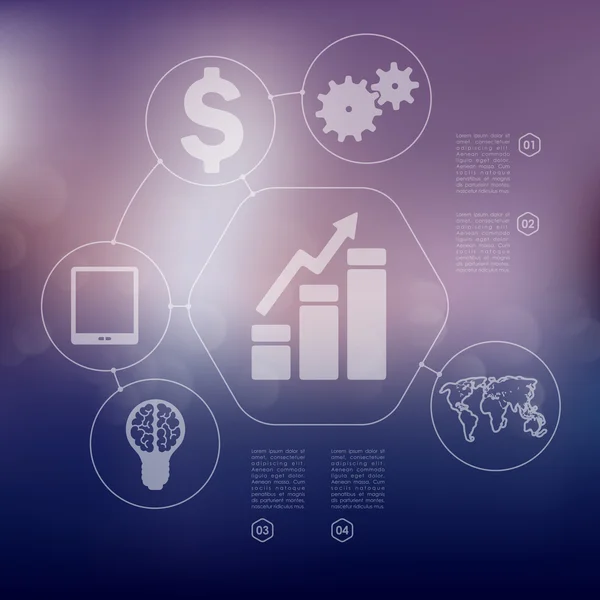 Infográfico de negócios —  Vetores de Stock