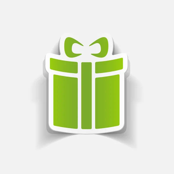 Icono de caja de regalo — Vector de stock