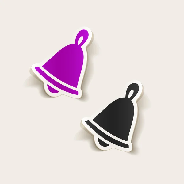 Christmas bell icon — Stock Vector