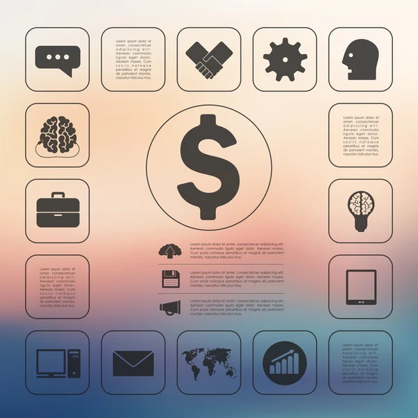 Infografía empresarial — Archivo Imágenes Vectoriales