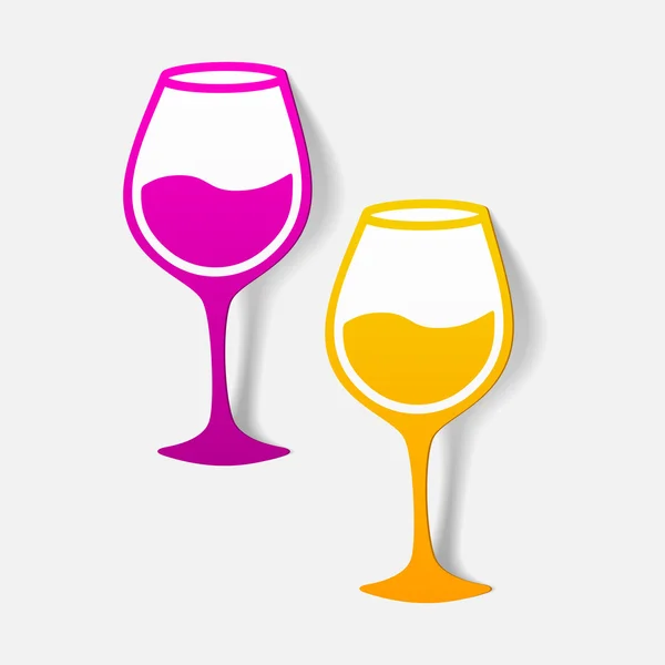 Icono de copa de vino — Vector de stock