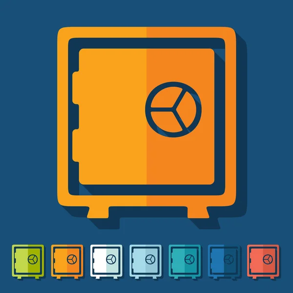 Icono seguro — Vector de stock