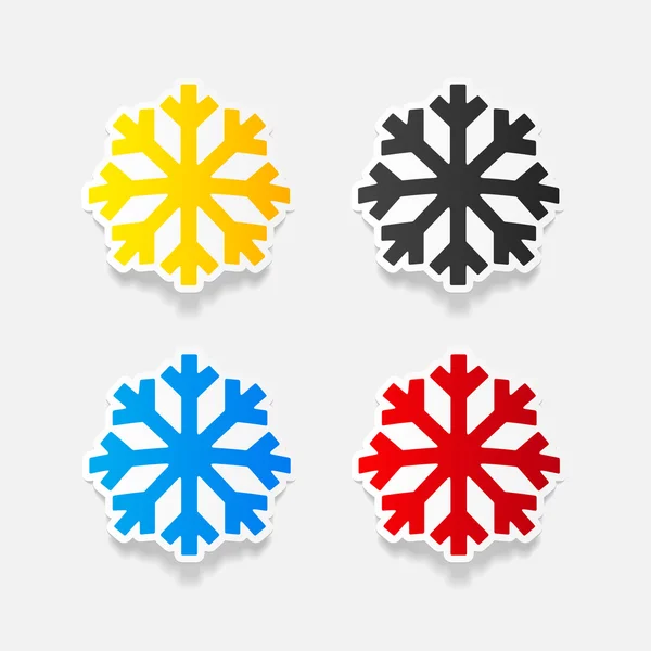 Snowflake icon — Stock Vector
