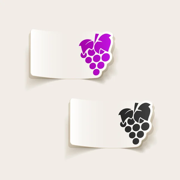 Grapes icon — Stock Vector