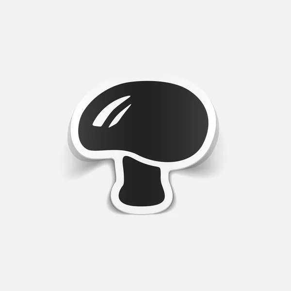 Mushroom pictogram — Stockvector