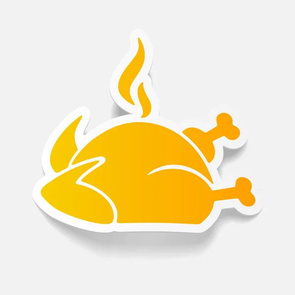 Chicken icon — Stock Vector