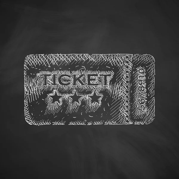 Ticket icon — Stock Vector