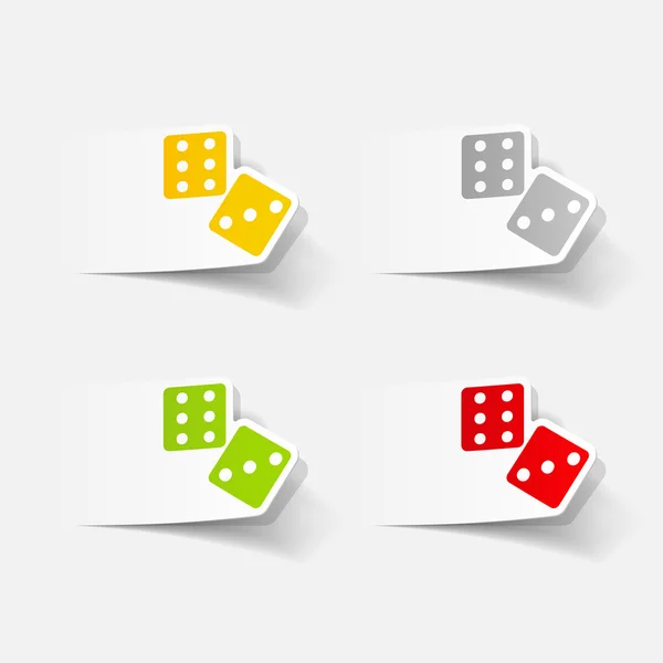 Dice icon — Stock Vector