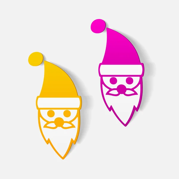 Santa Claus icon — Stock Vector