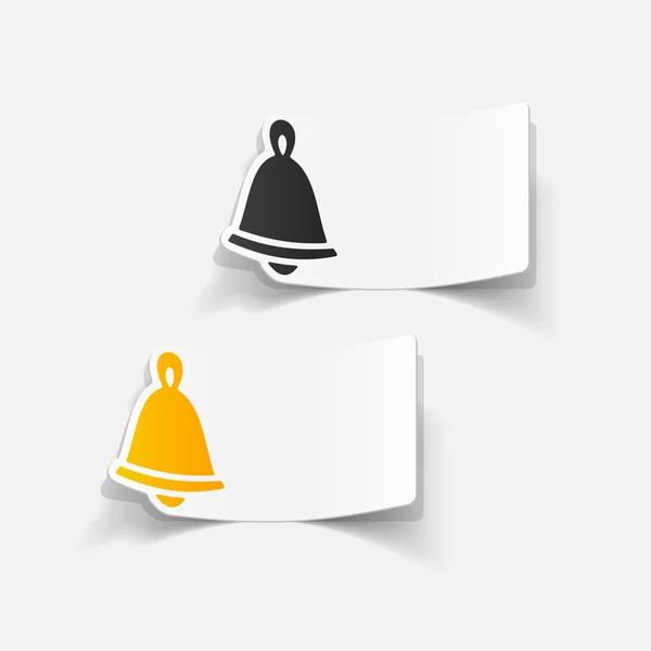 Christmas bell icon — Stock Vector