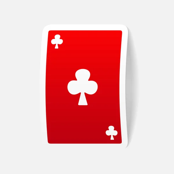 Spelkort-ikonen — Stock vektor