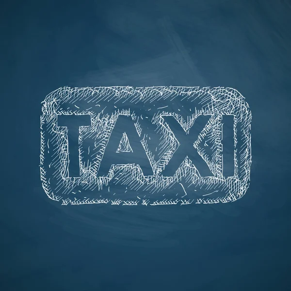 Icono de taxi — Archivo Imágenes Vectoriales