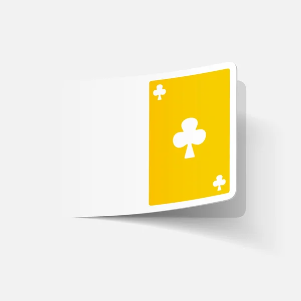 Playing card icon — Stock Vector