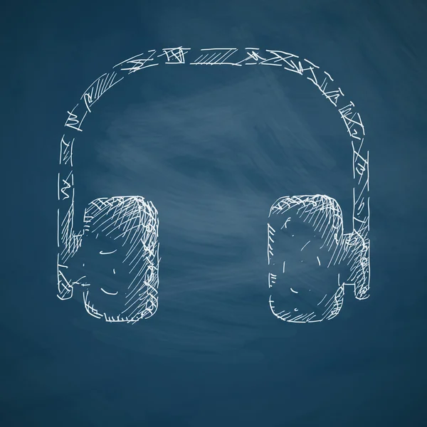 Icono de auriculares — Vector de stock