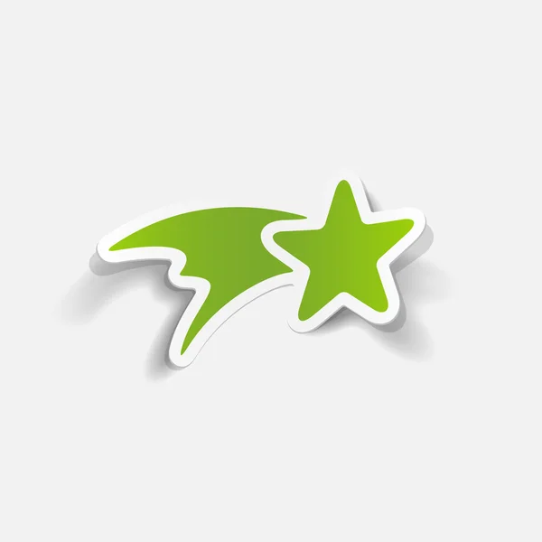 Karácsonyi csillag ikon — Stock Vector