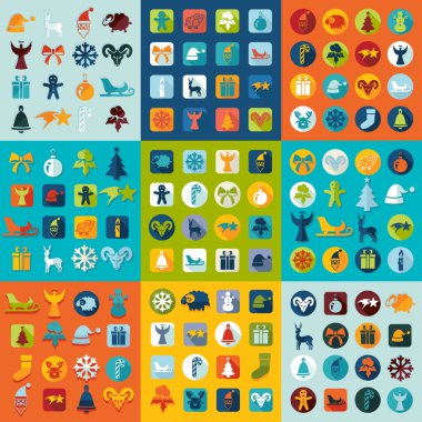 Noel simgeleri kümesi