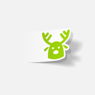 Noel geyiği simgesi