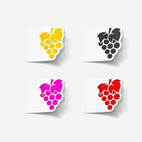 Grapes icon — Stock Vector