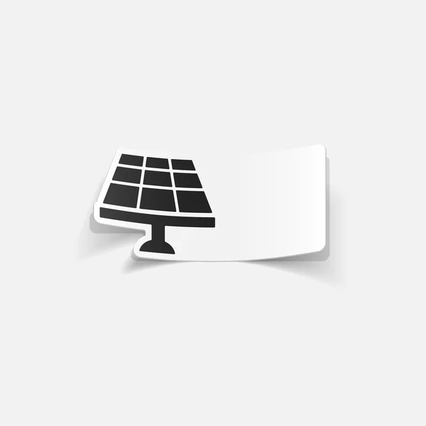 Solar batterijpictogram — Stockvector