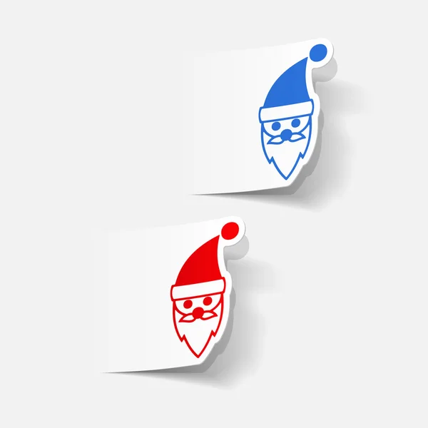 Kerstman pictogram — Stockvector