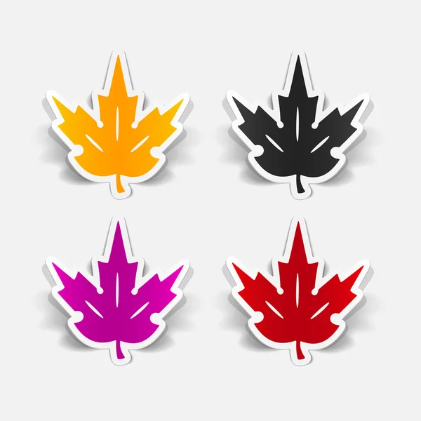 Leaf icon — Stock Vector