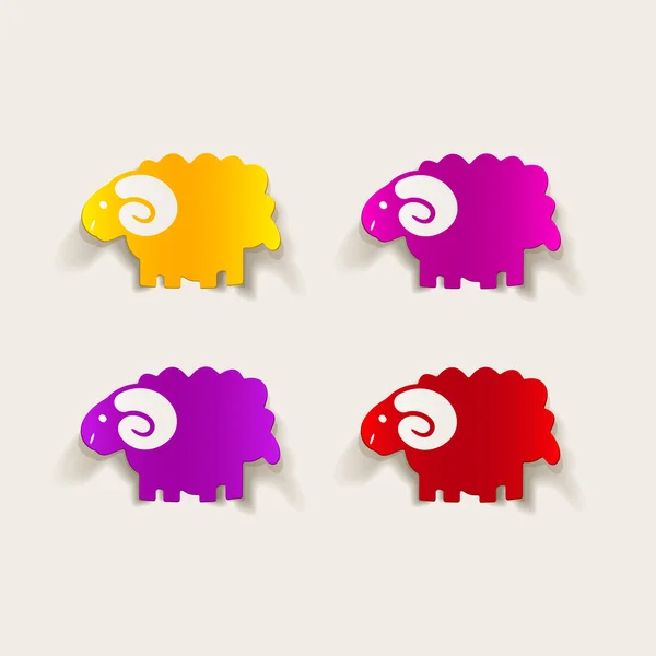 Sheep icon — Stock Vector