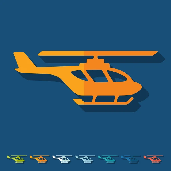 Helikopter-ikon — Stock Vector