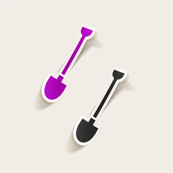 Shovel icon — Stock Vector