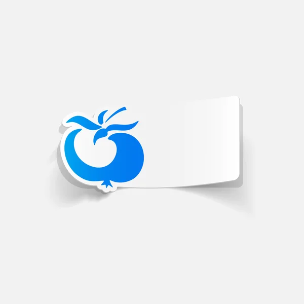 Icono de tomate — Vector de stock