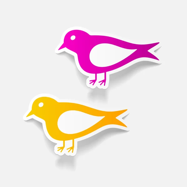 Icono de pájaro — Vector de stock