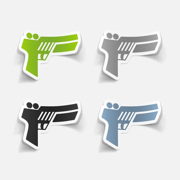 Pistola icono del juego — Archivo Imágenes Vectoriales