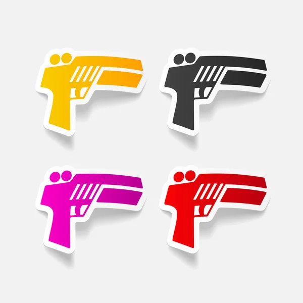 Gun game pictogram — Stockvector