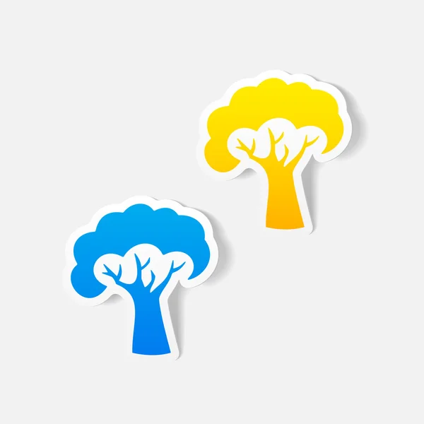 Icono del árbol — Vector de stock