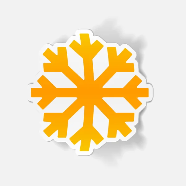 Snowflake icon — Stock Vector