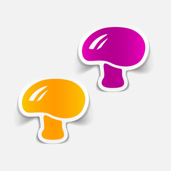 Ícone de cogumelo — Vetor de Stock