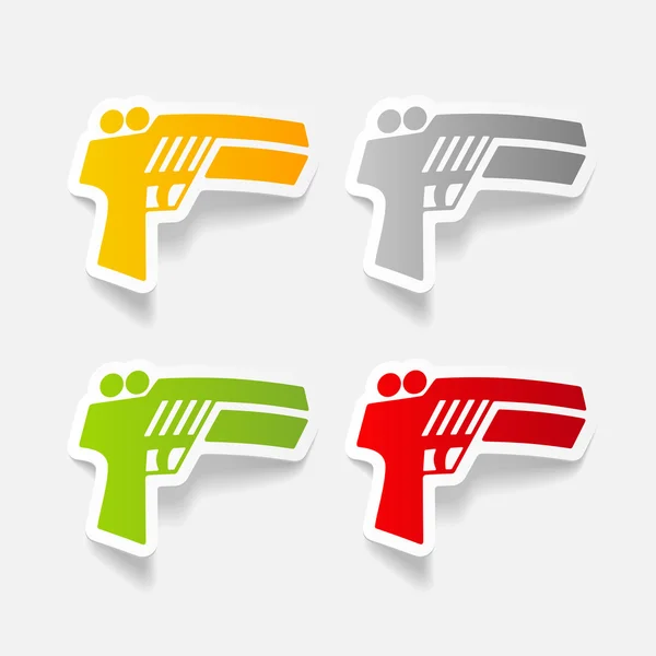 Pistola icono del juego — Archivo Imágenes Vectoriales