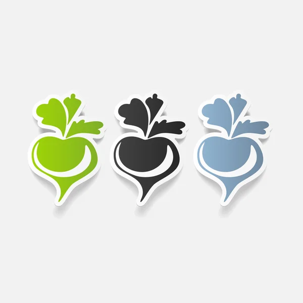 Beet icon — Stock Vector