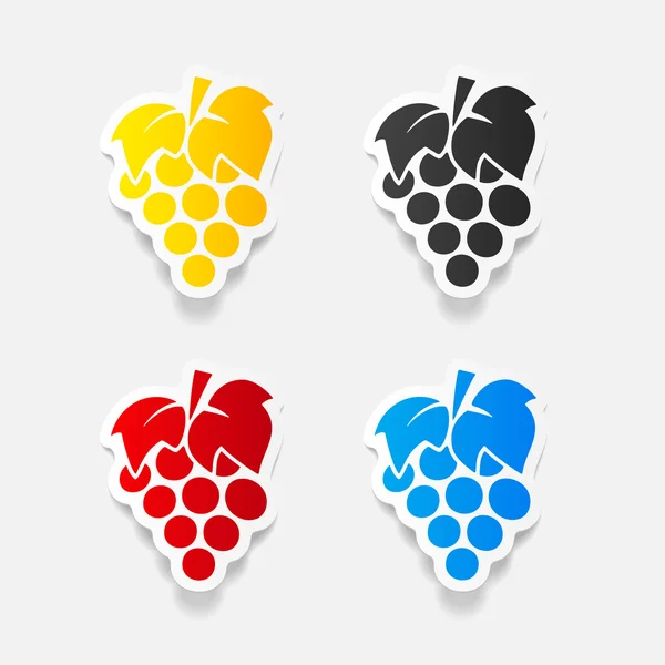 Grapes icon — Stock Vector