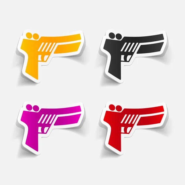 Gun game pictogram — Stockvector
