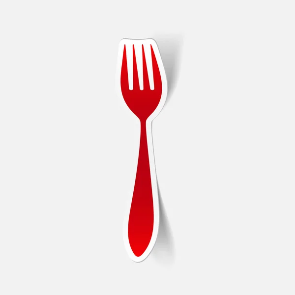 Fork icon — Stock Vector