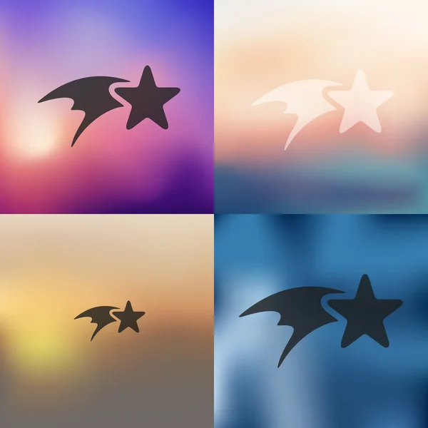 Estrella de Navidad icono — Vector de stock