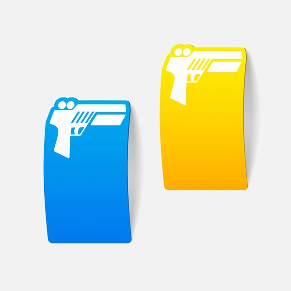 Pistola icono del juego — Archivo Imágenes Vectoriales