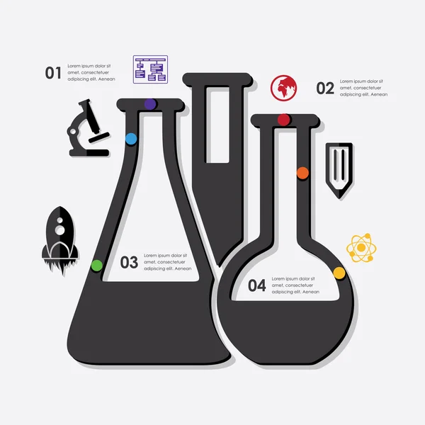 Educación infografía — Archivo Imágenes Vectoriales