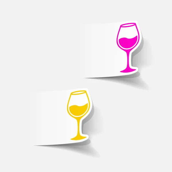 Icono de copa de vino — Vector de stock