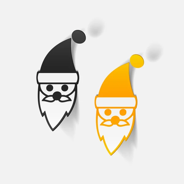 Santa Claus icon — Stock Vector