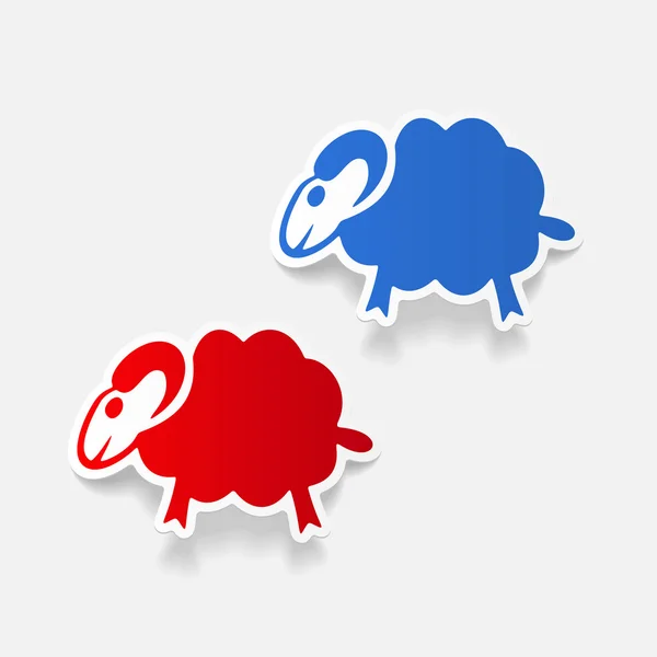 Sheep icon — Stock Vector